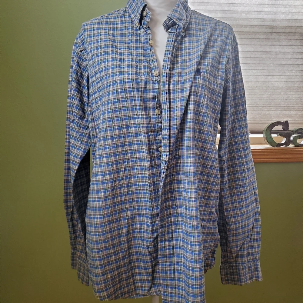 2 Ralph Lauren long sleeve button down shirts. Large - Picture 7 of 13